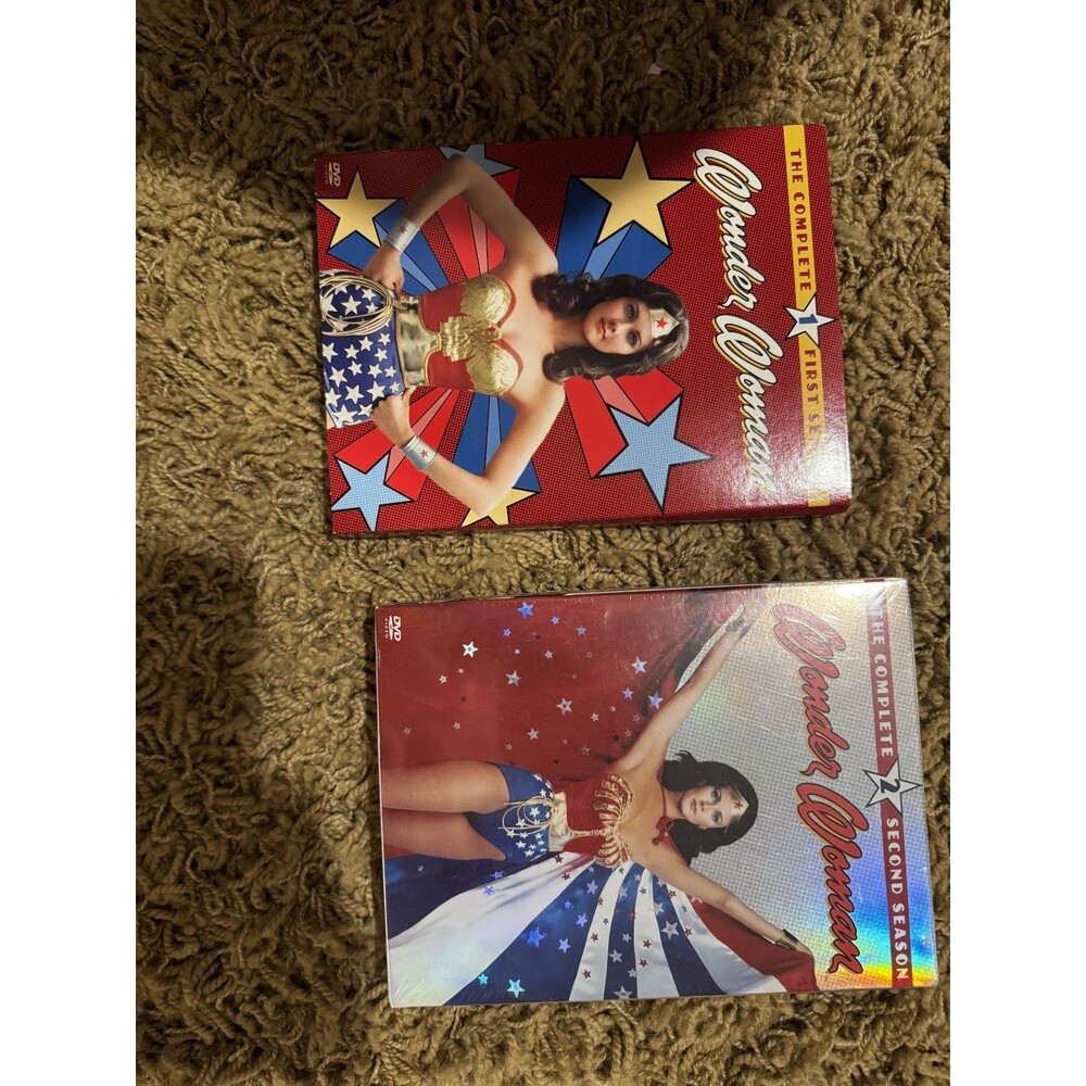 Wonder Woman Complete First and Second Season DVD LOT Lynda Carter